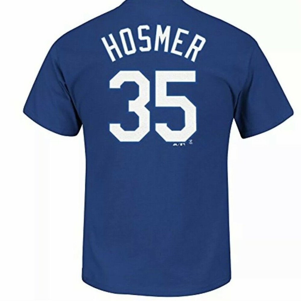 Kansas City Royals MLB Cool Blue Eric Hosmer #35 T-Shirt